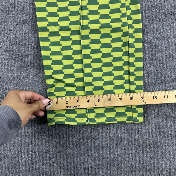 Lisa Says Gah Jeans Women 26 Robyn Wide Leg Vintage Rug Bocce Court Geometric - Picture 12 of 16